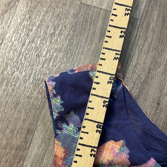 American Rag Floral A-Line Skater Dress Size XS whimsigoth whimsical boho retro - Picture 6 of 8